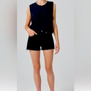 Citizens Of Humanity Black Jean Shorts